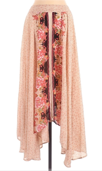Free People Dresses & Skirts - Free People Floral Boho Maxi Skirt
